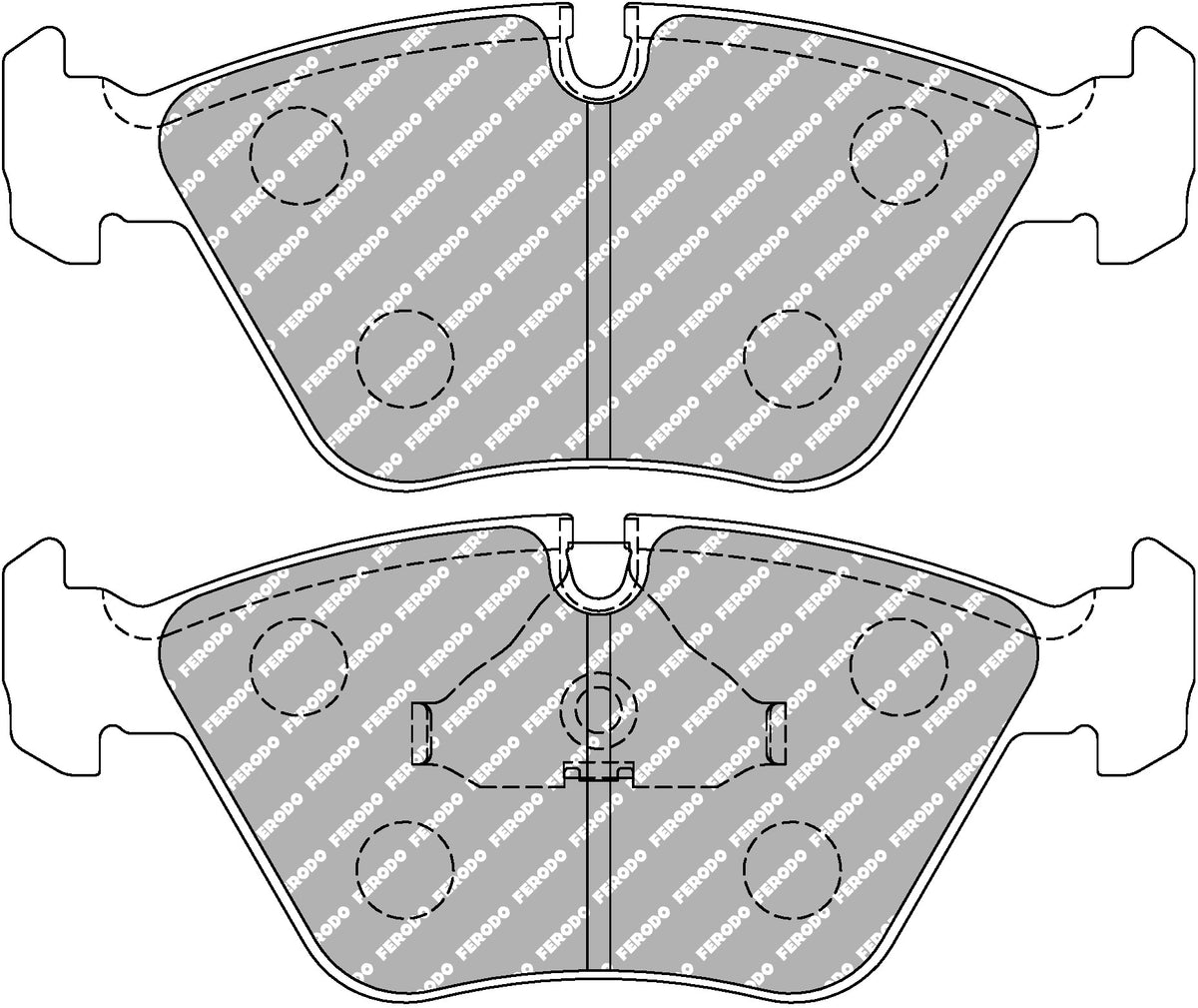 E46 M3 Ferodo DS2500 Brake Pads FCP779H