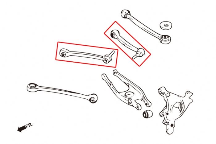 F8X/G8X Hardrace Rear Camber Arms M2/M3/M4