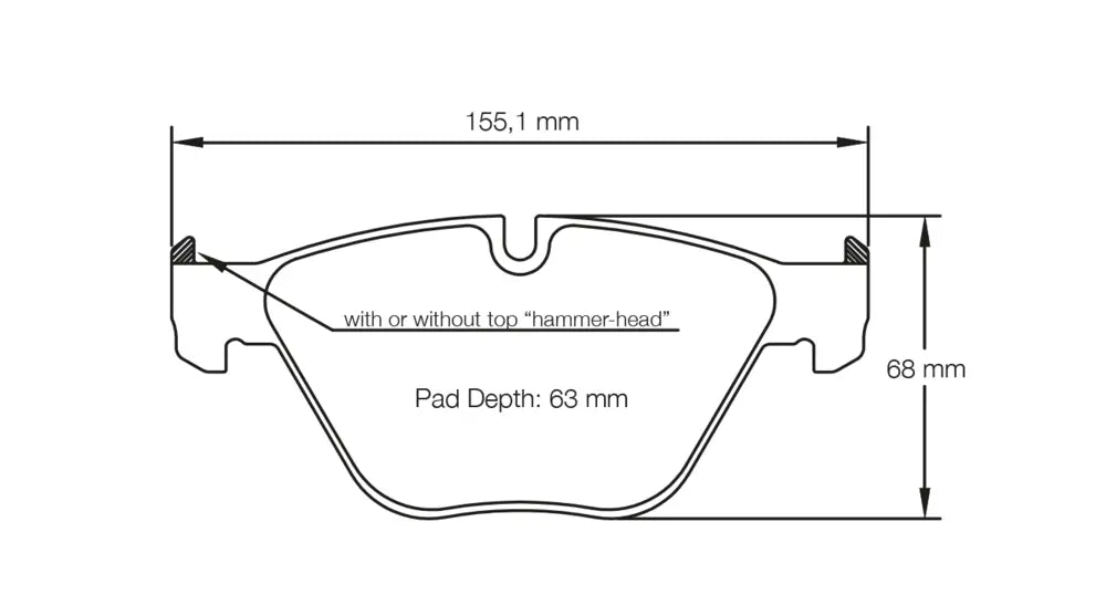 Pagid RSL 1 E92 M3 Brake Pads