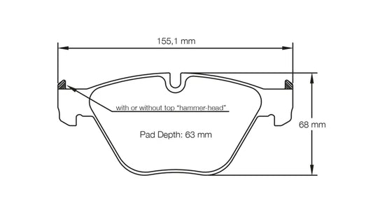 Pagid RSL 1 E92 M3 Brake Pads